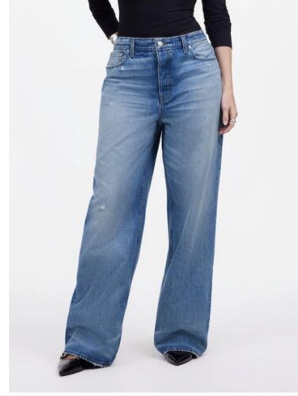Madewell Curvy Low-Slung Baggy Jeans